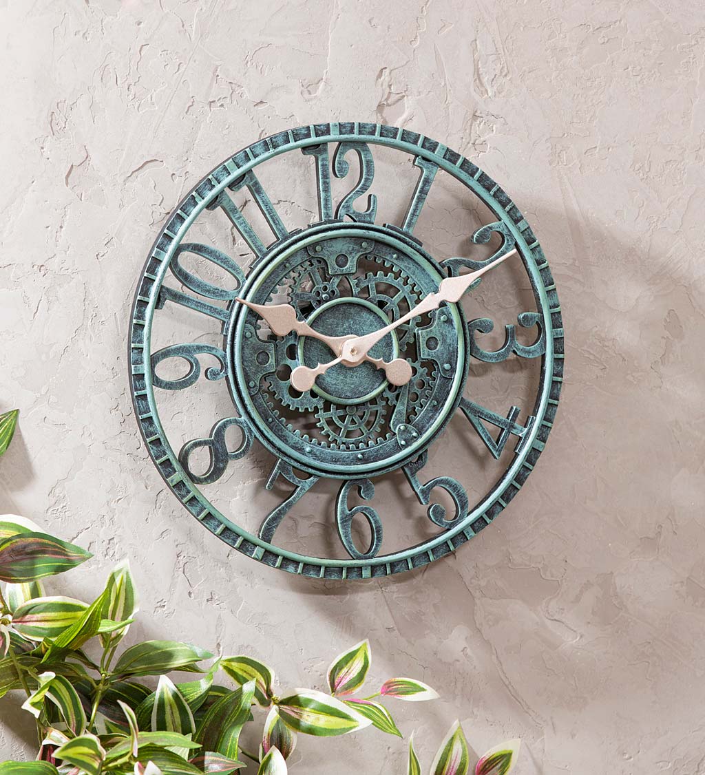 Indoor/Outdoor Resin Wall Clock