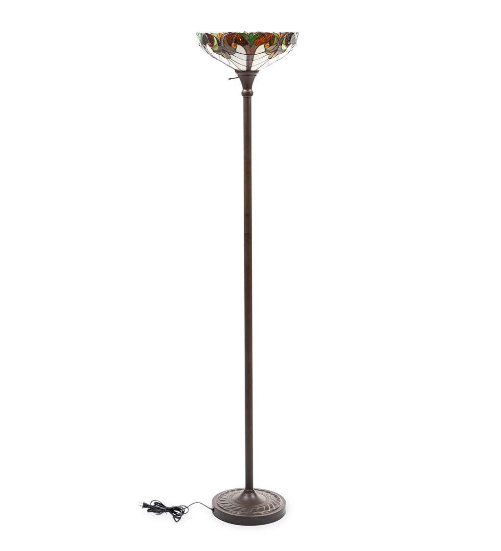 Filigree Stained Glass Floor Lamp