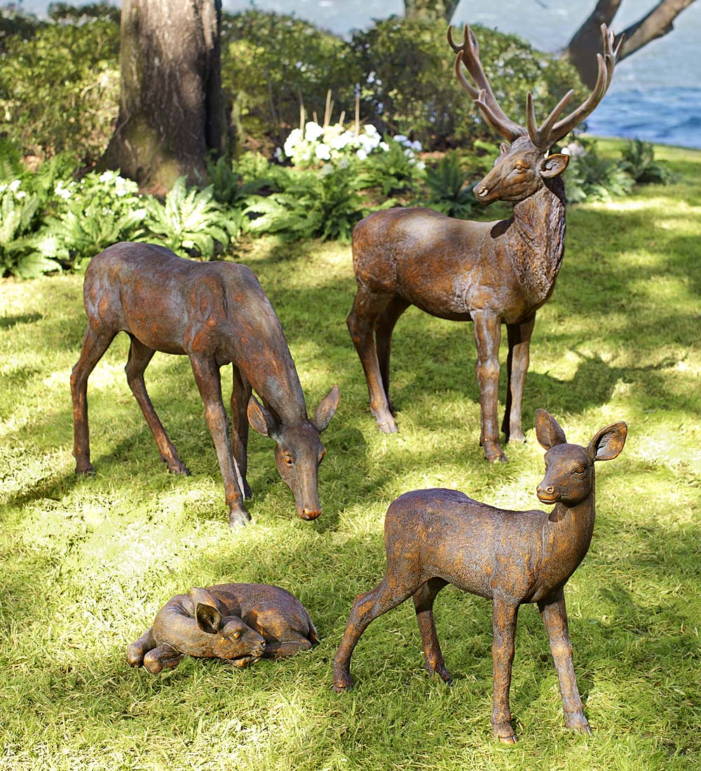 Fiberglass Deer Garden Statuary