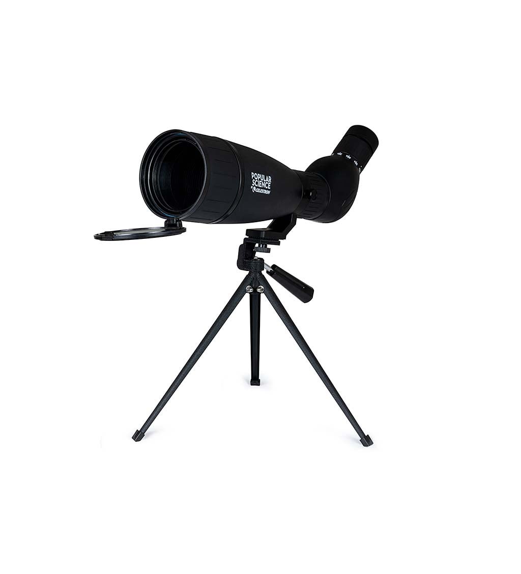 Zoom Spotting Scope with Smartphone Adapter and Bluetooth Shutter Release