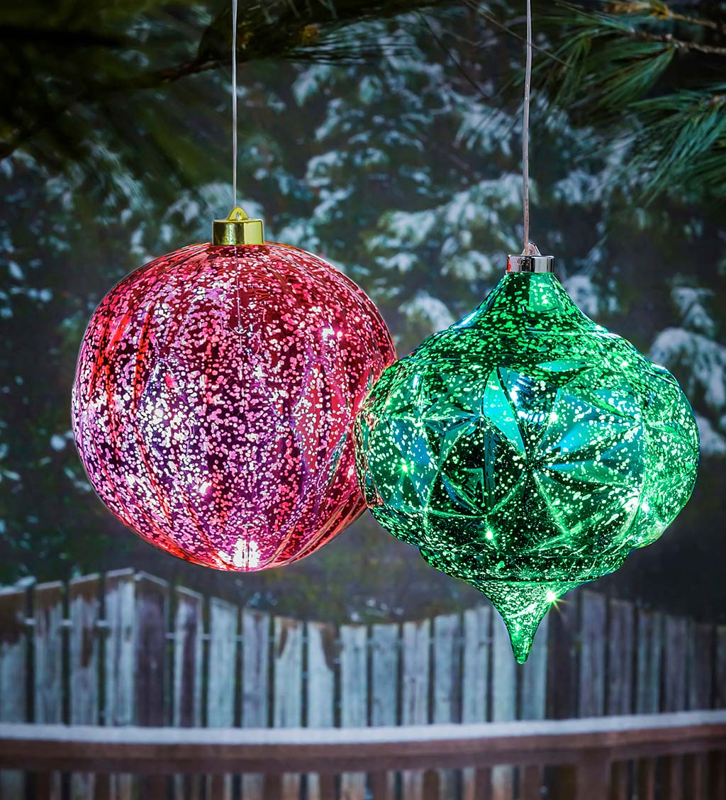 Indooroutdoor 8 Shatterproof Holiday Led Lighted Hanging Ornament