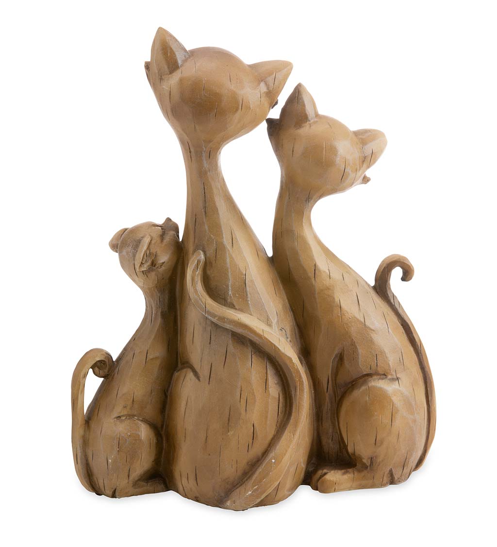 Three Cats Sculpture