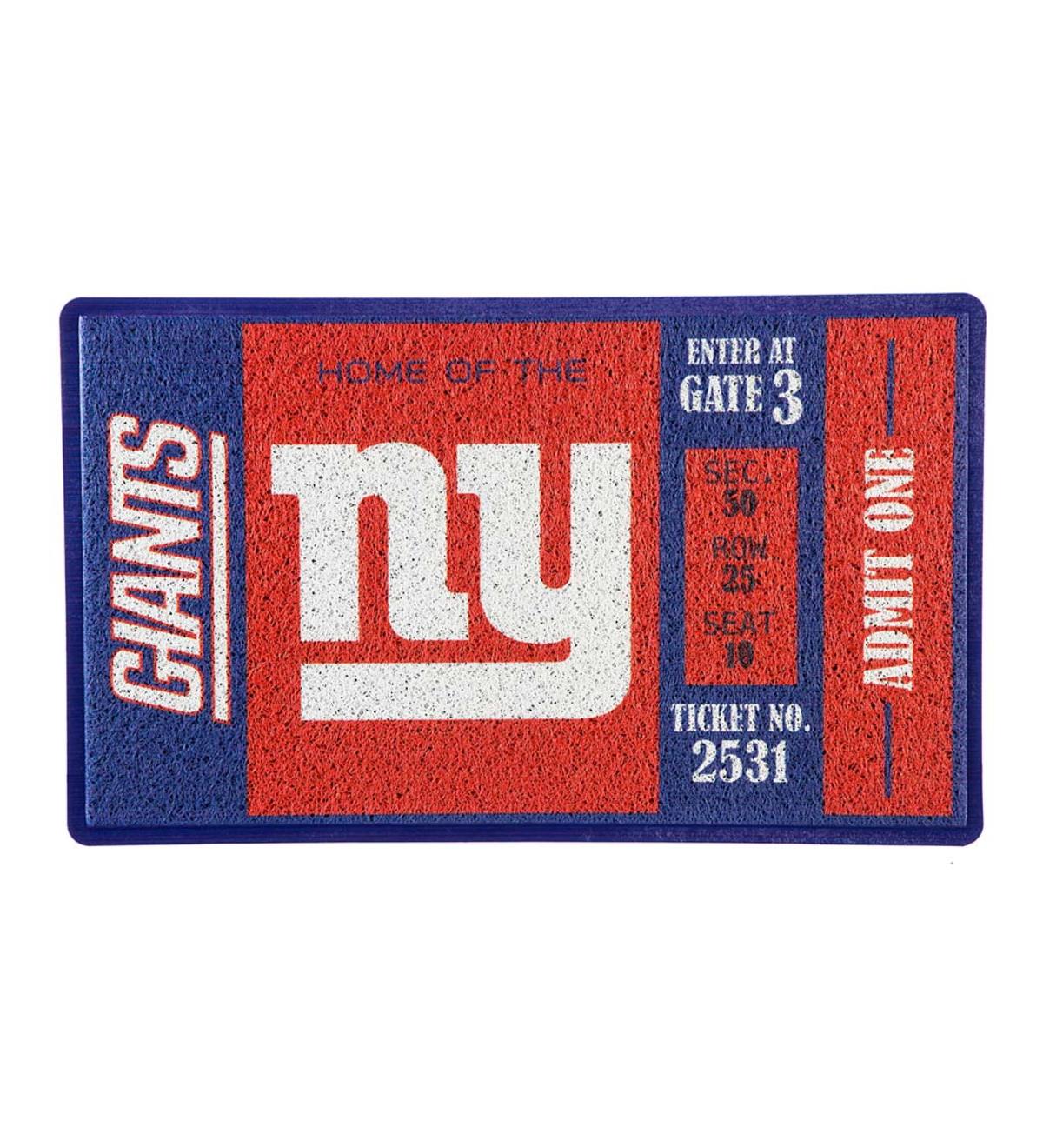 New York Giants Durable Turf Mat