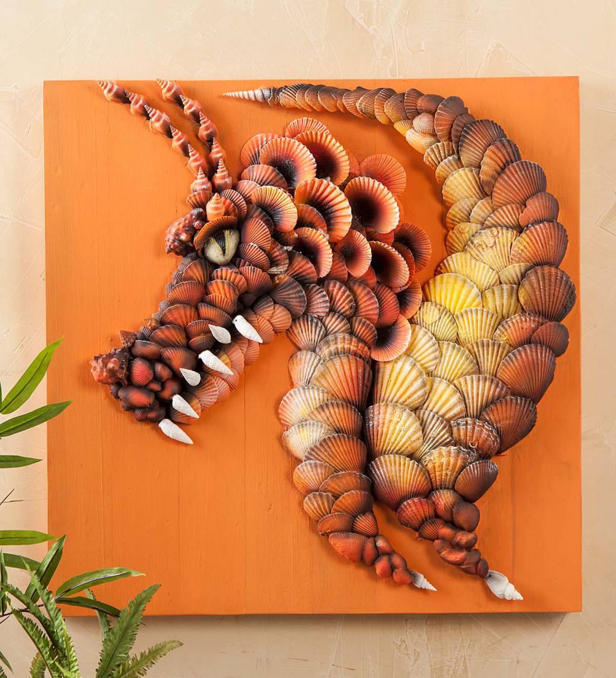 Seashell Dragon Wall Art