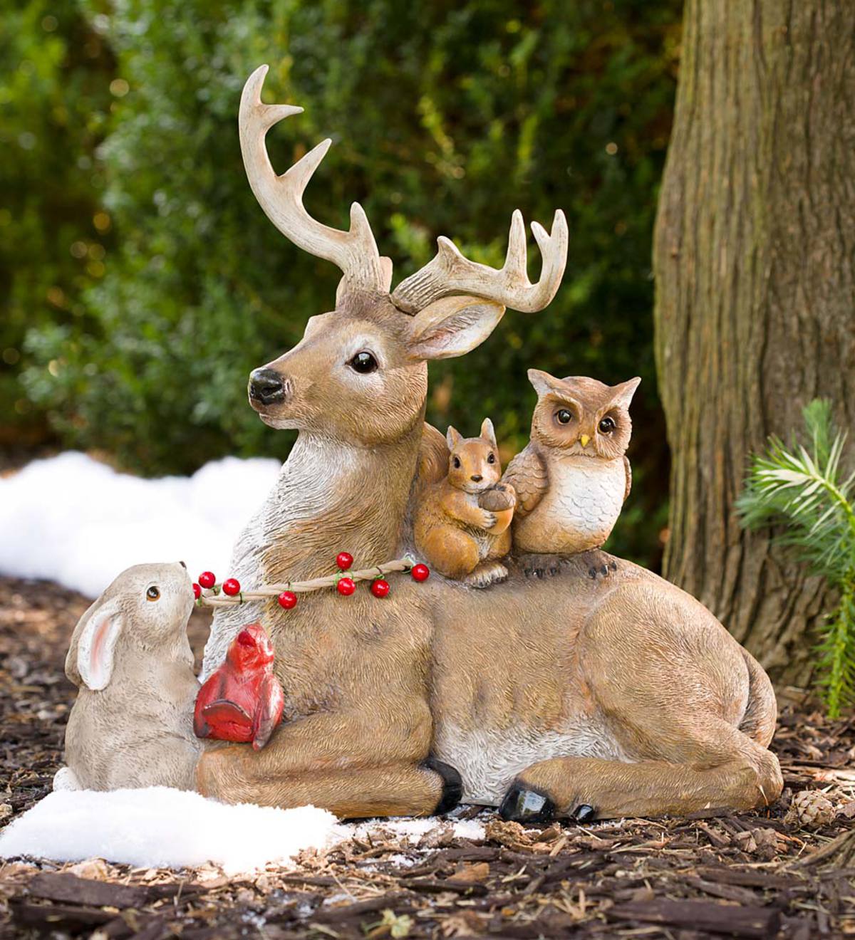 Download Deer and Friends Holiday Indoor/Outdoor Sculpture ...