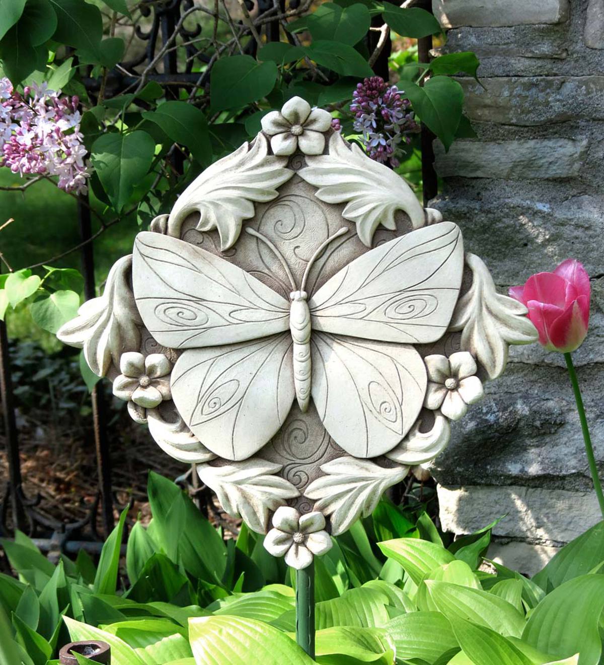 Acanthus Butterfly Wall Plaque by Carruth Studio