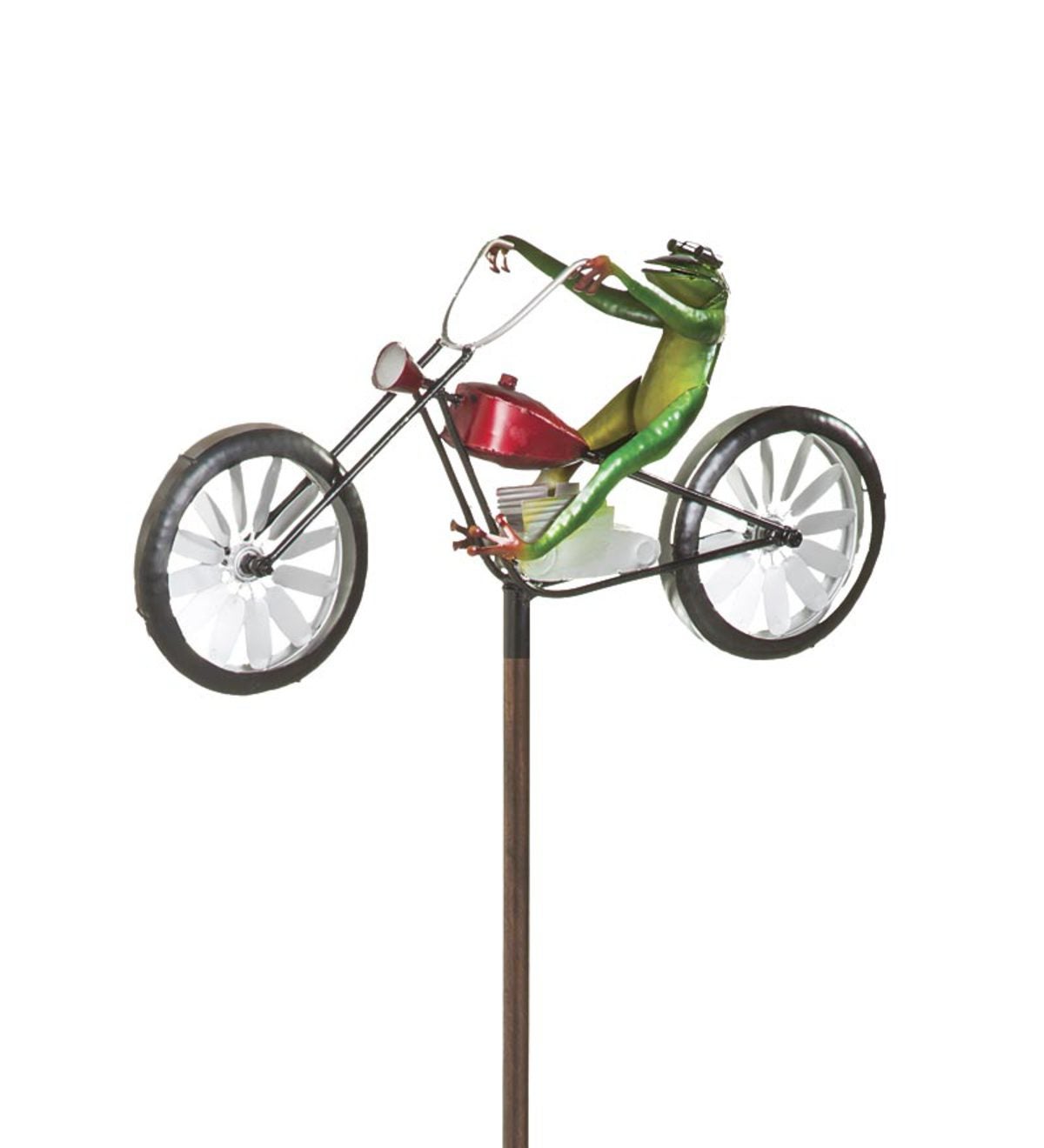 Frog Metal Wind Spinner 