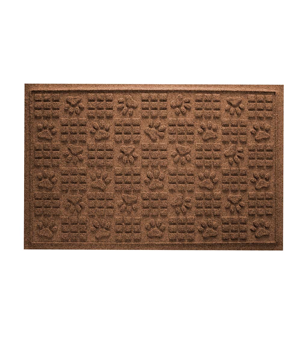 Waterhog Indoor/Outdoor Paws and Squares Doormat, 2' x 3'