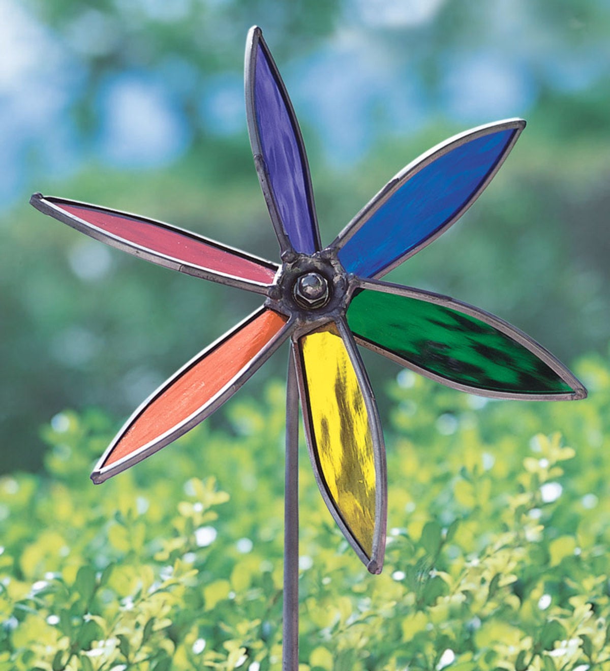 Stained Glass Pinwheel