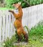 Lifelike Indoor/Outdoor Resin Standing Fox Statue