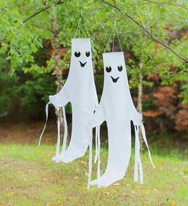Set of 2 Halloween Smiling Ghost 43