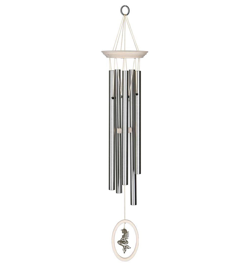 Metal Fantasy Wind Chime with Mermaid Windcatcher