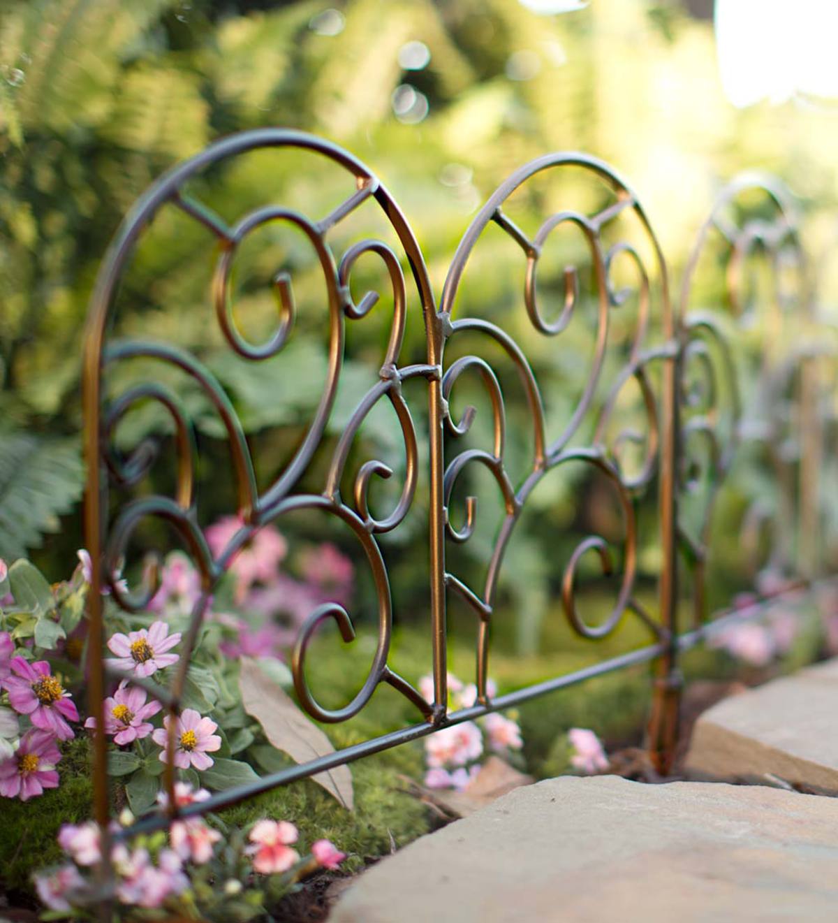 Metal Scroll Edging, 8-Piece Set | Wind and Weather