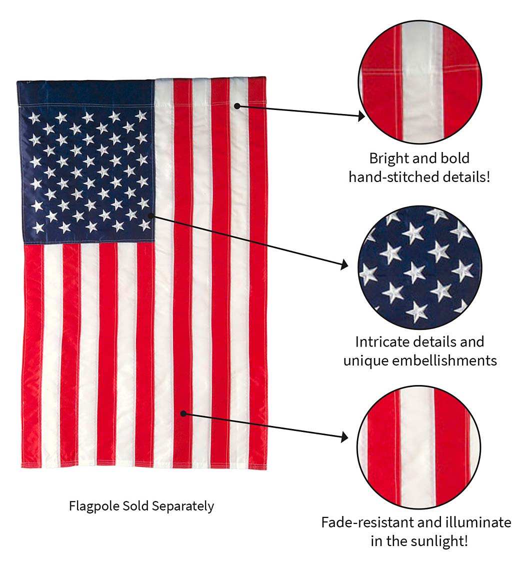 Large American Flag House Flag
