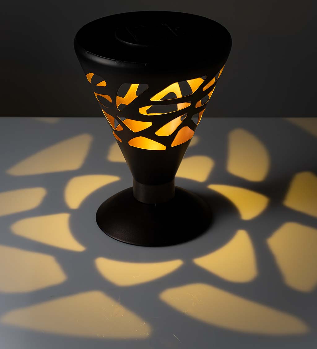 Laser-Cut Contemporary Design Solar Lantern and Path Light