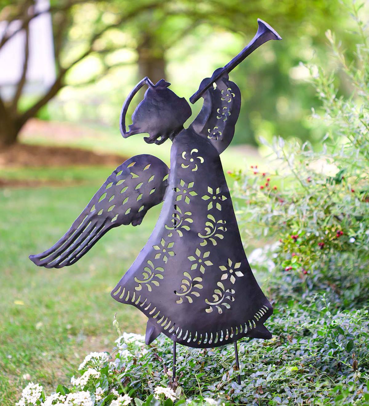 Large Angel Garden Stake | Wind and Weather