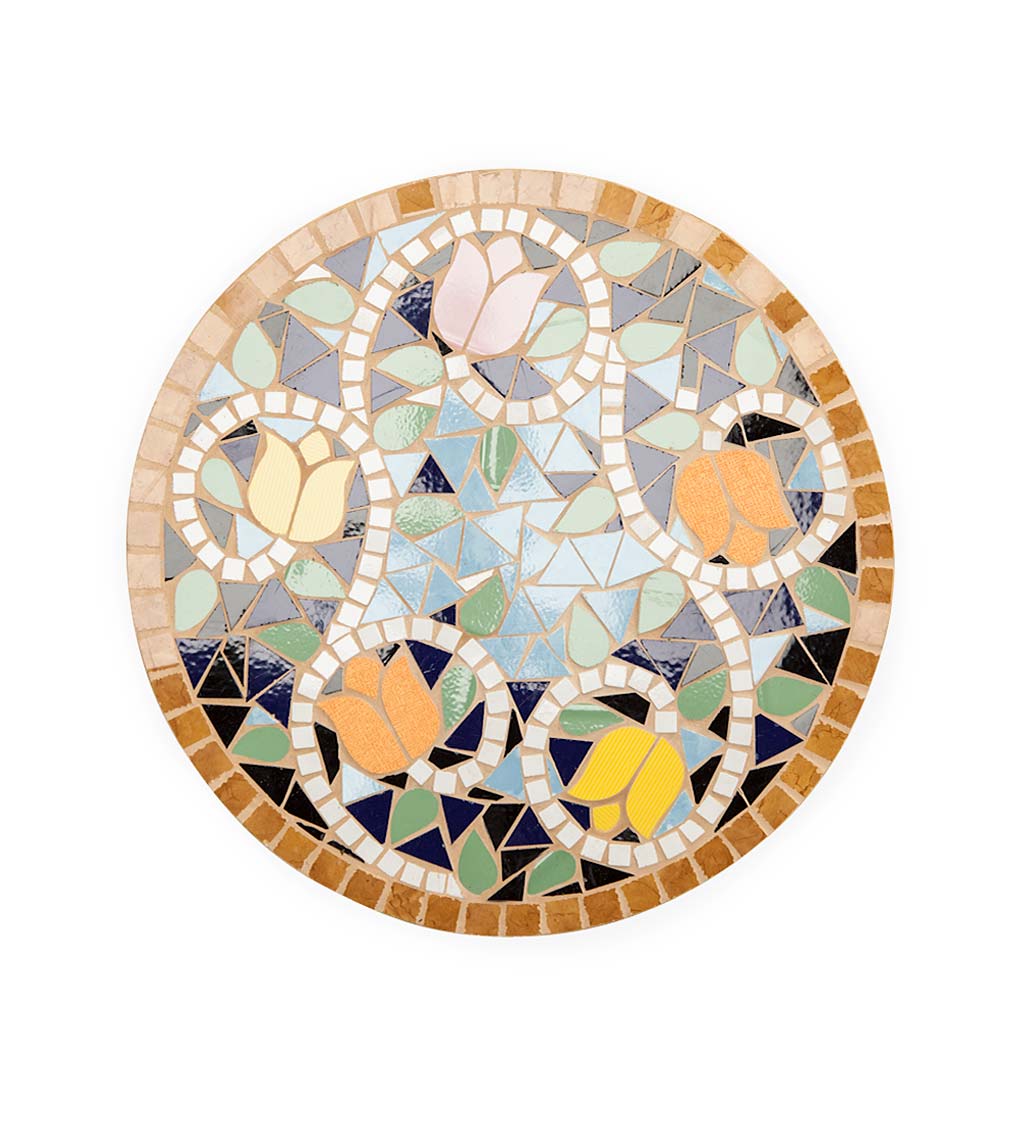 Ceramic and Cast Stone Decorative Mosaic Garden Stones swatch image