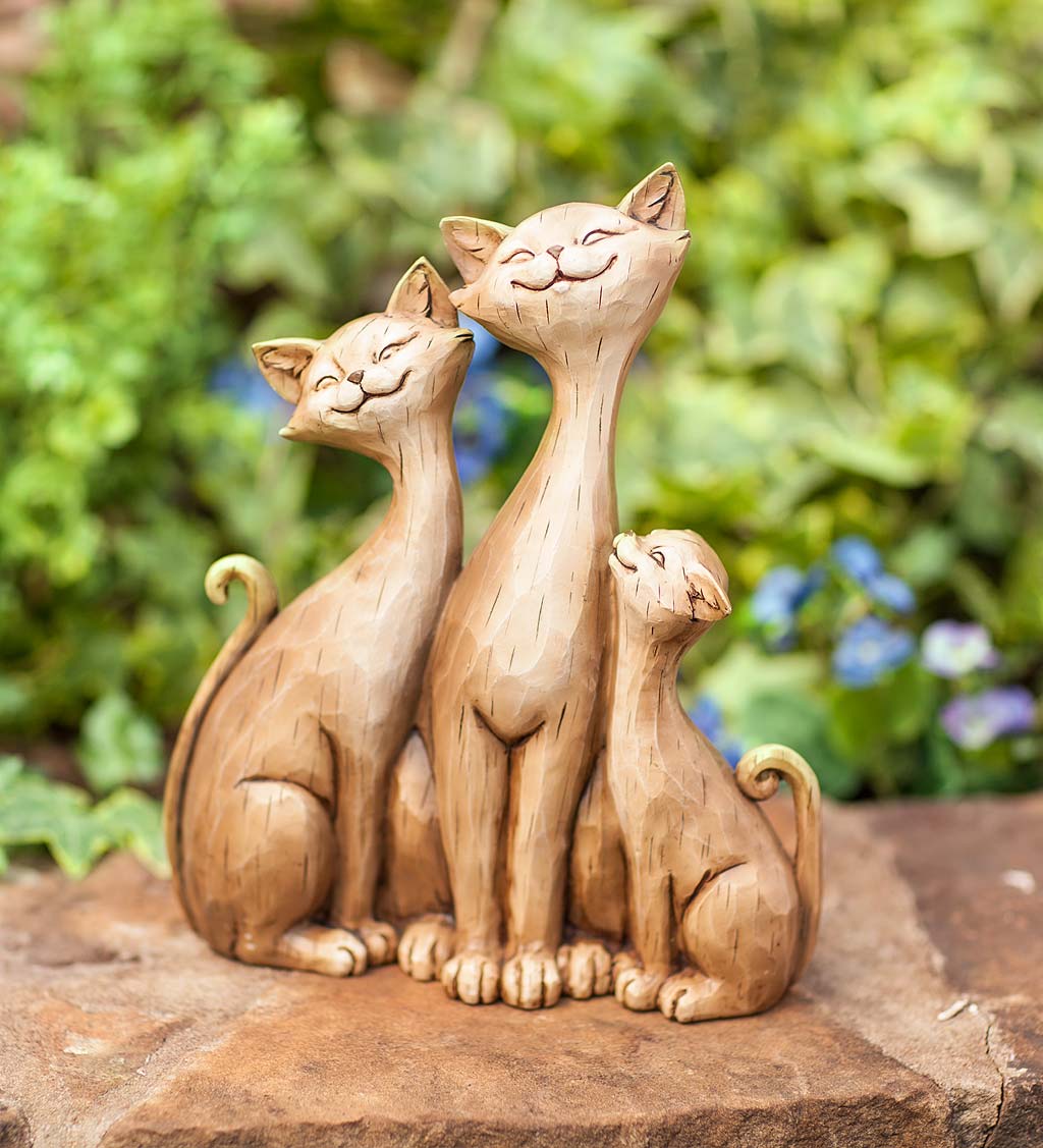 Three Cats Sculpture