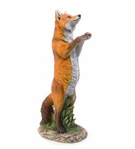 Lifelike Indoor/Outdoor Resin Standing Fox Statue