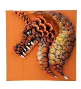 Seashell Dragon Wall Art