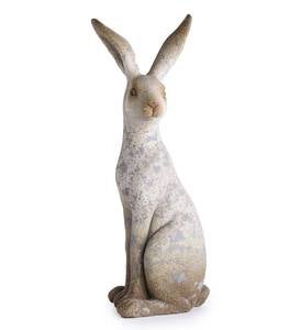 Tall Sitting Bunny Sculpture