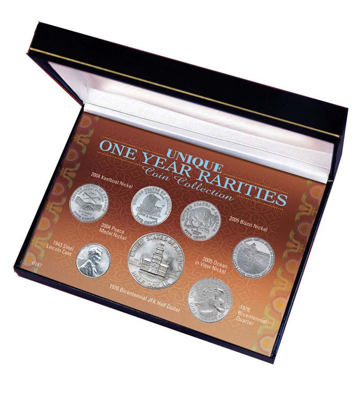 Collectable Unique One Year Coin Rarities Boxed Set