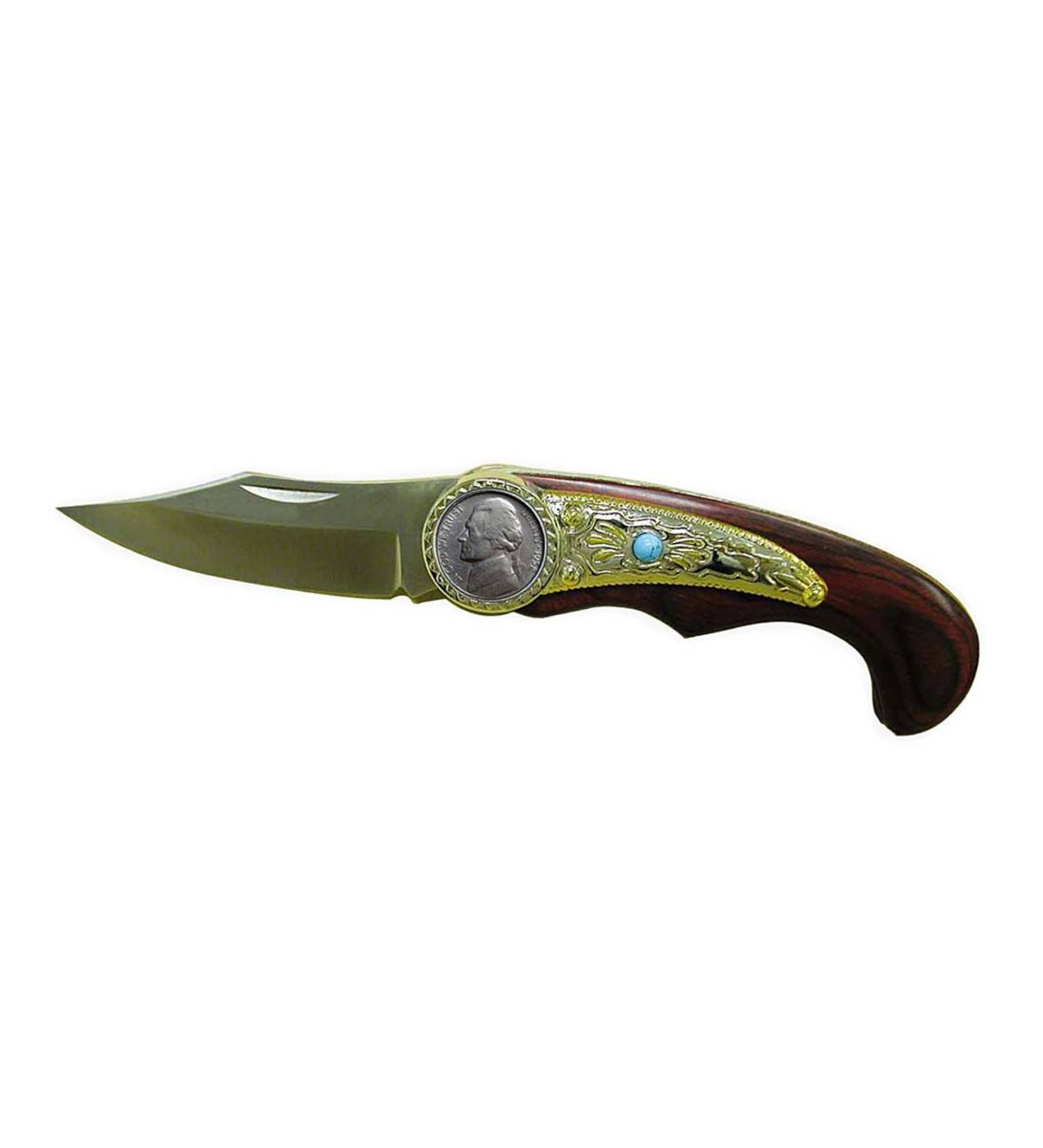Year-to-Remember Nickel Pocket Knife