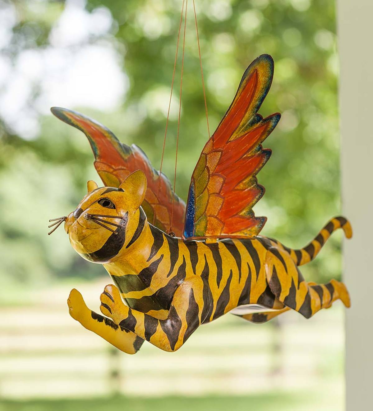 Handcrafted Colorful Metal Flying Tiger