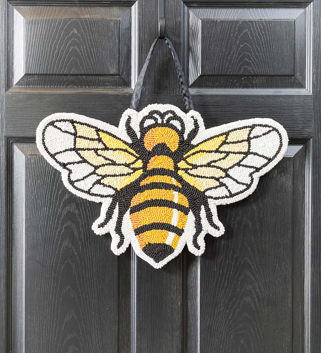 Bee Hooked Hanging Door Decoration