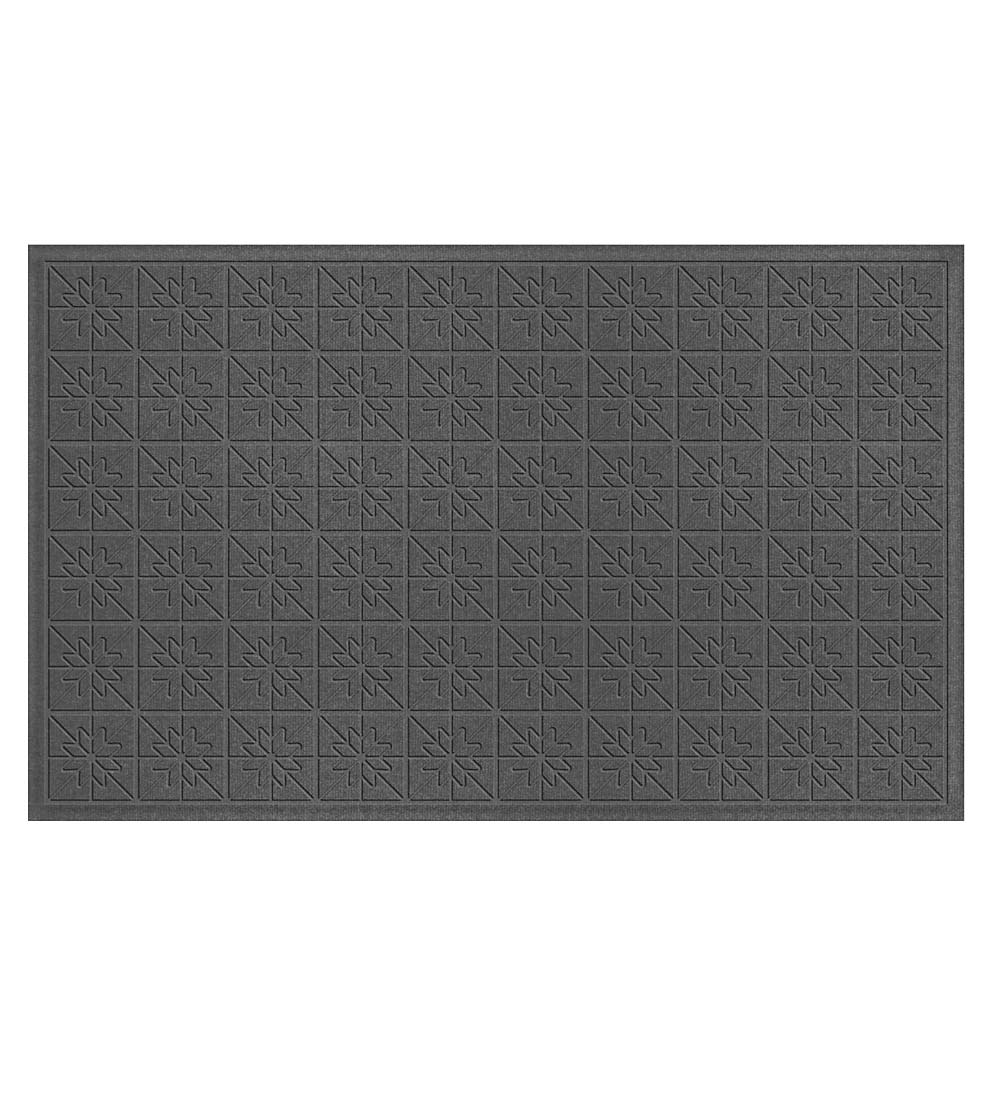 Waterhog™ Doormat with Star Quilt Pattern swatch image