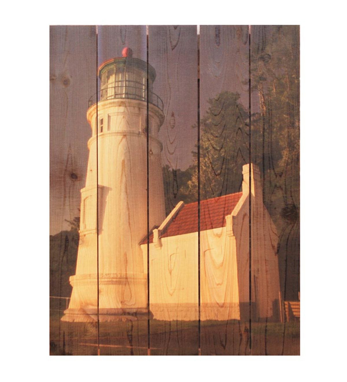 Handcrafted White Lighthouse Wall Art by Gizaun Art™