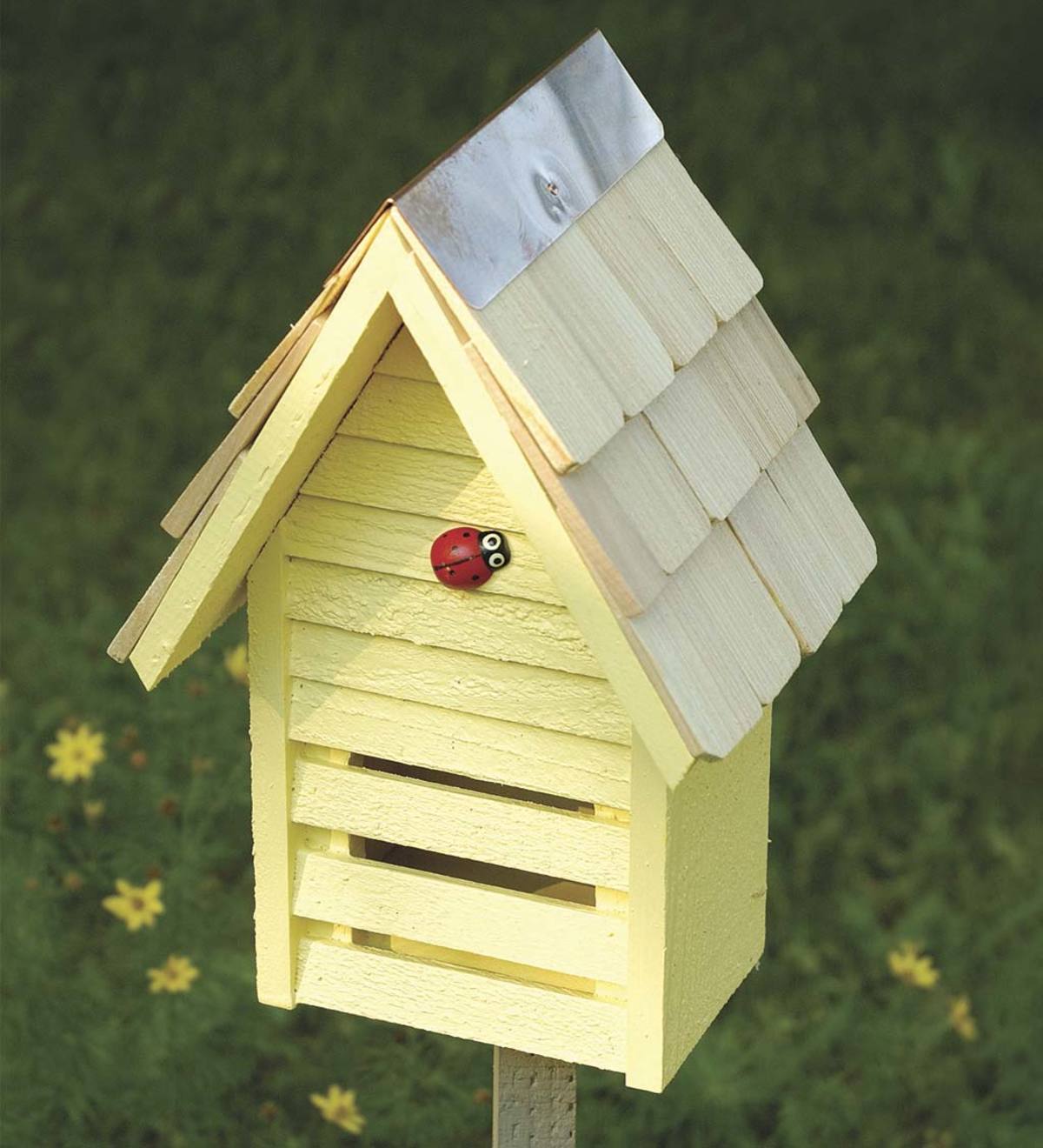 Wooden Ladybug House