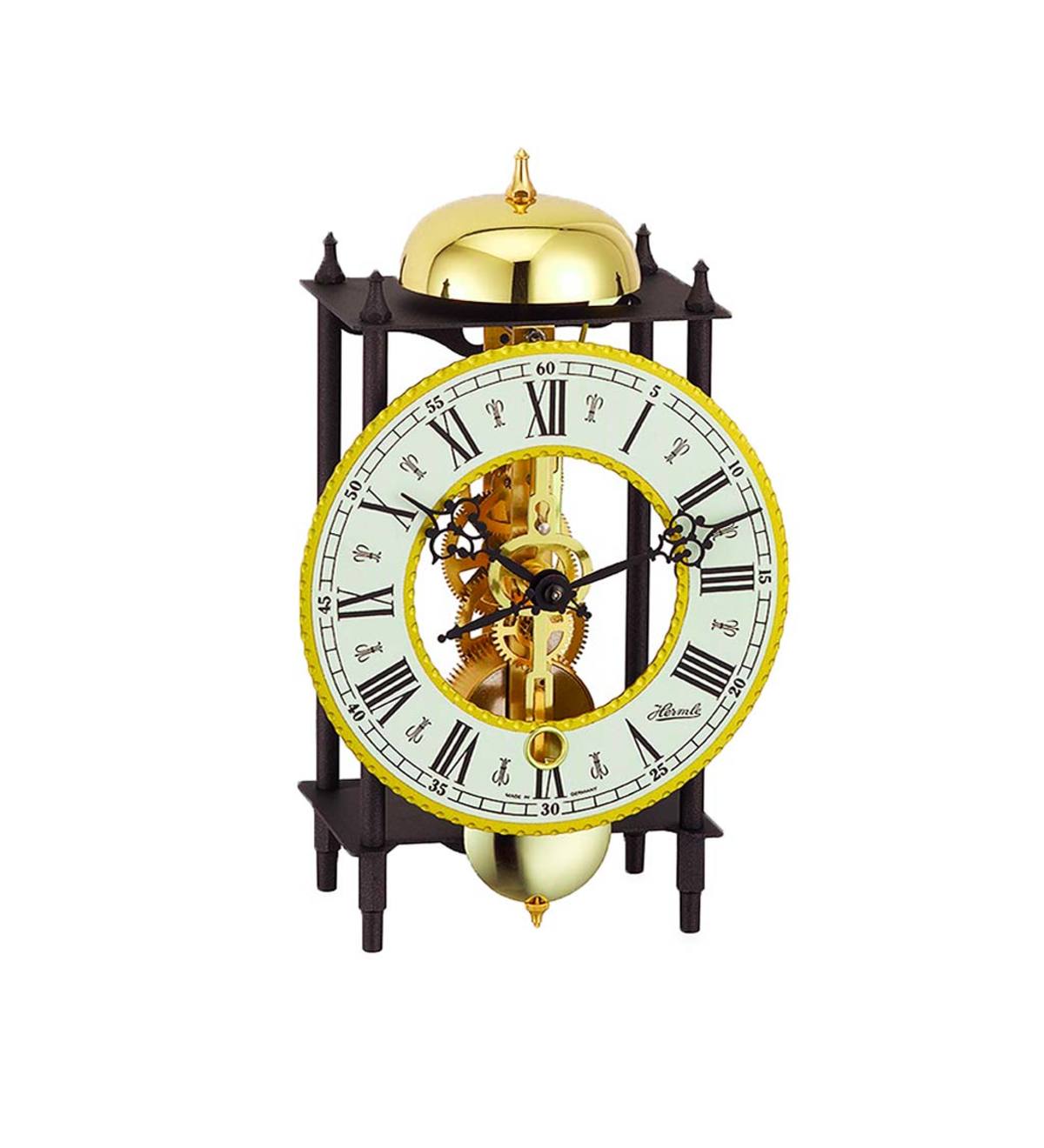 Hermle Metal Tabletop Skeleton Clock