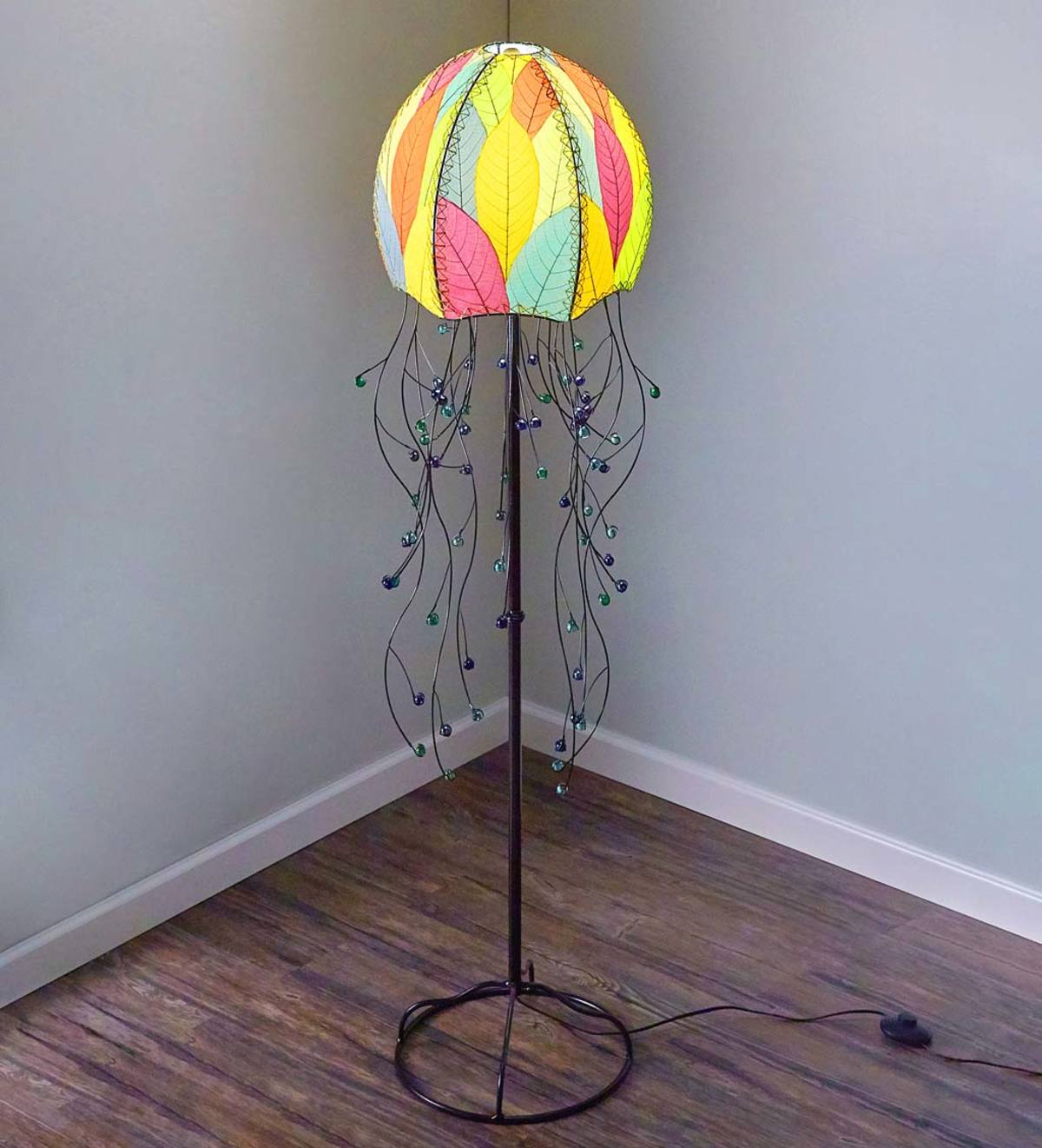 Handcrafted Jellyfish Floor Lamp