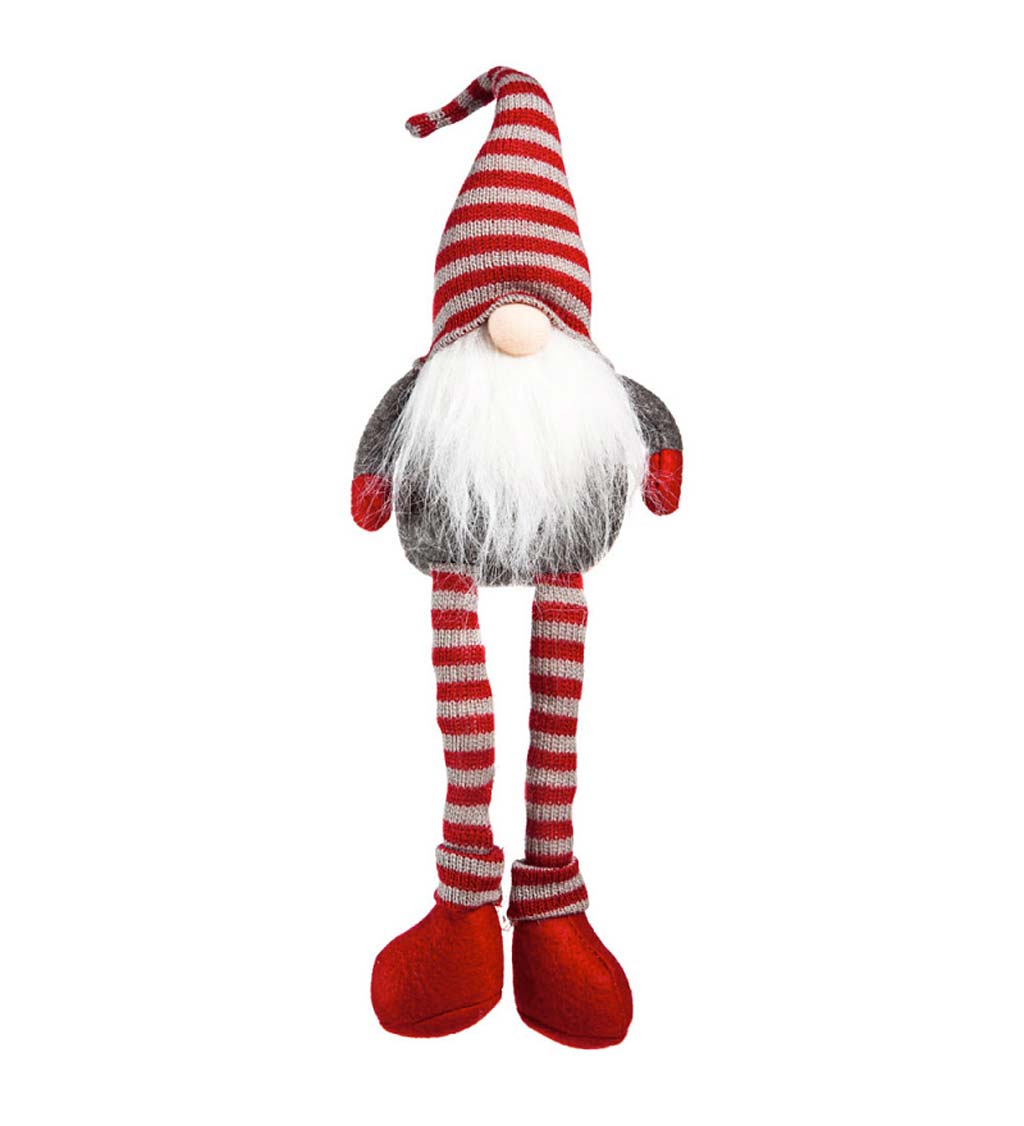 Plush Long Legs 10" Santa