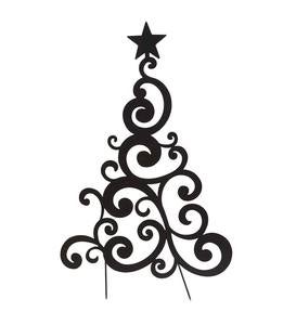Metal Christmas Tree Stake