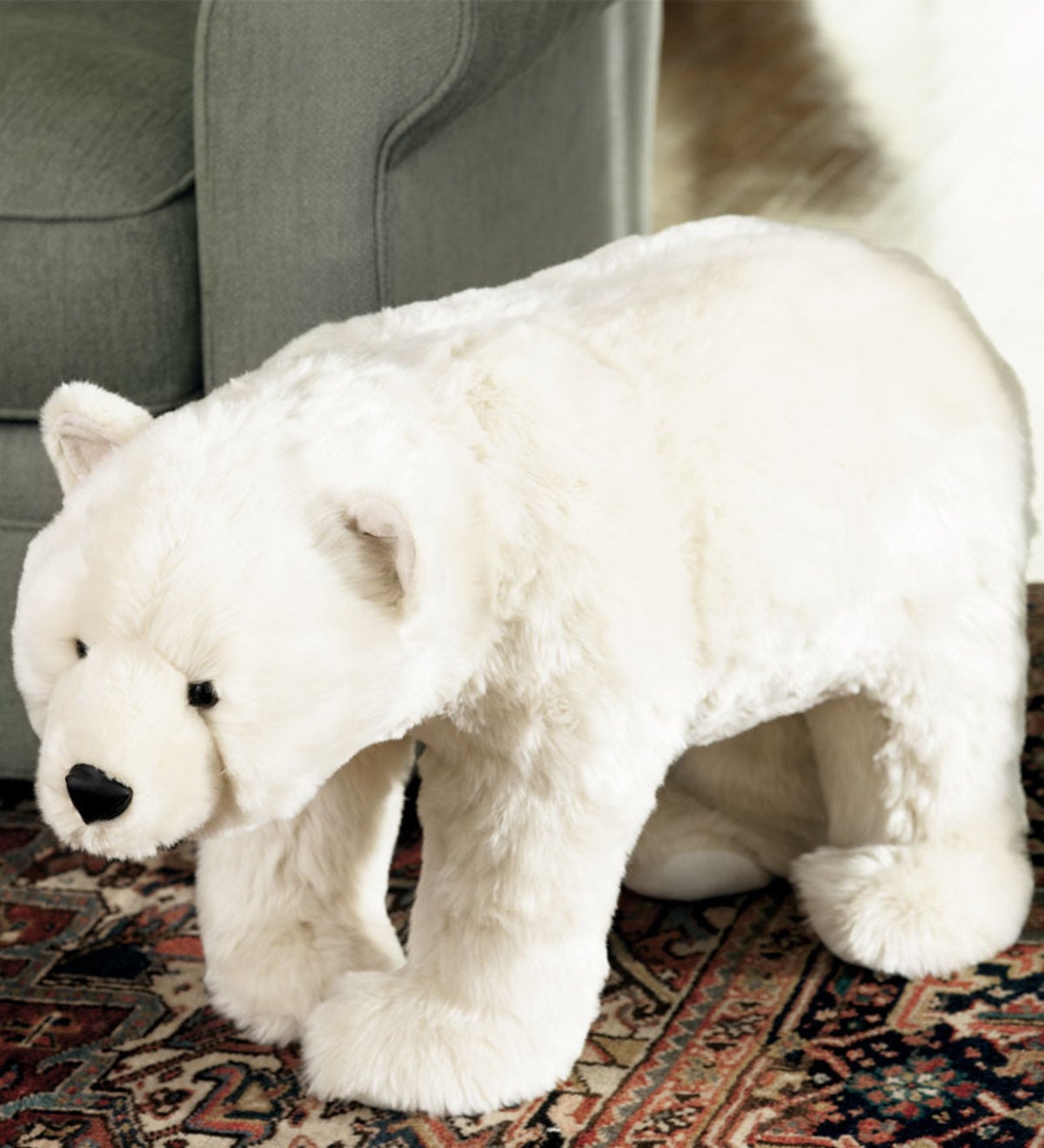 Polar Bear Footstool Wind and Weather