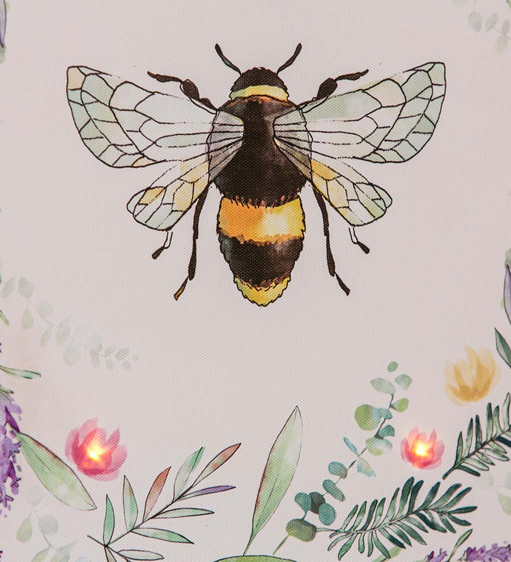 Bee Kind Lighted Canvas Wall Art | All Wall Art | Wall ...