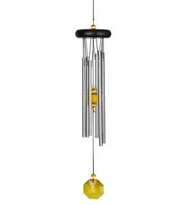 Chakra Wind Chimes with Semi-Precious Stone Accents - Turquoise