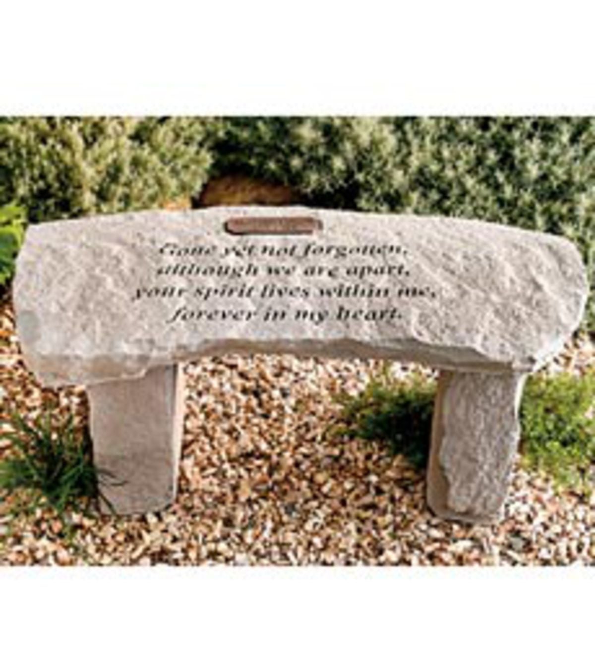 Memorial Garden Bench Forever Wind And Weather