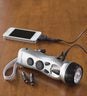 Hand-Crank Emergency Power Station with Light, Radio and USB Charging Port