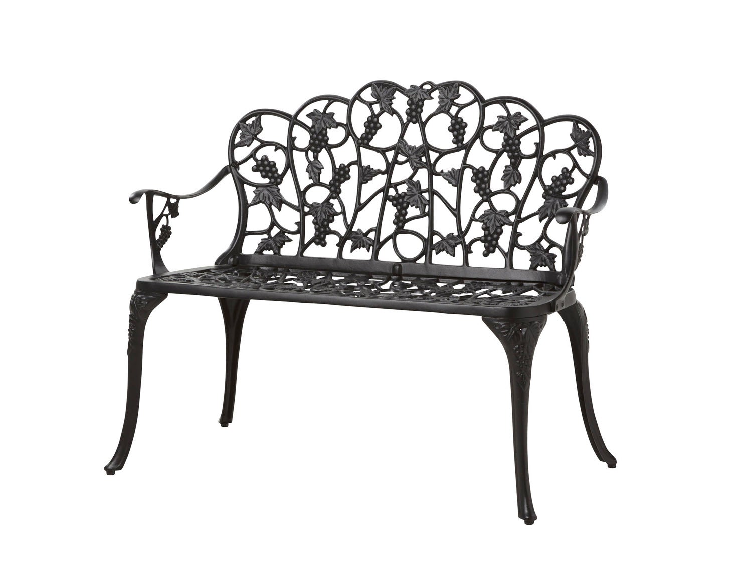 Grapevine Garden Bench in Powder-Coated Aluminum swatch image