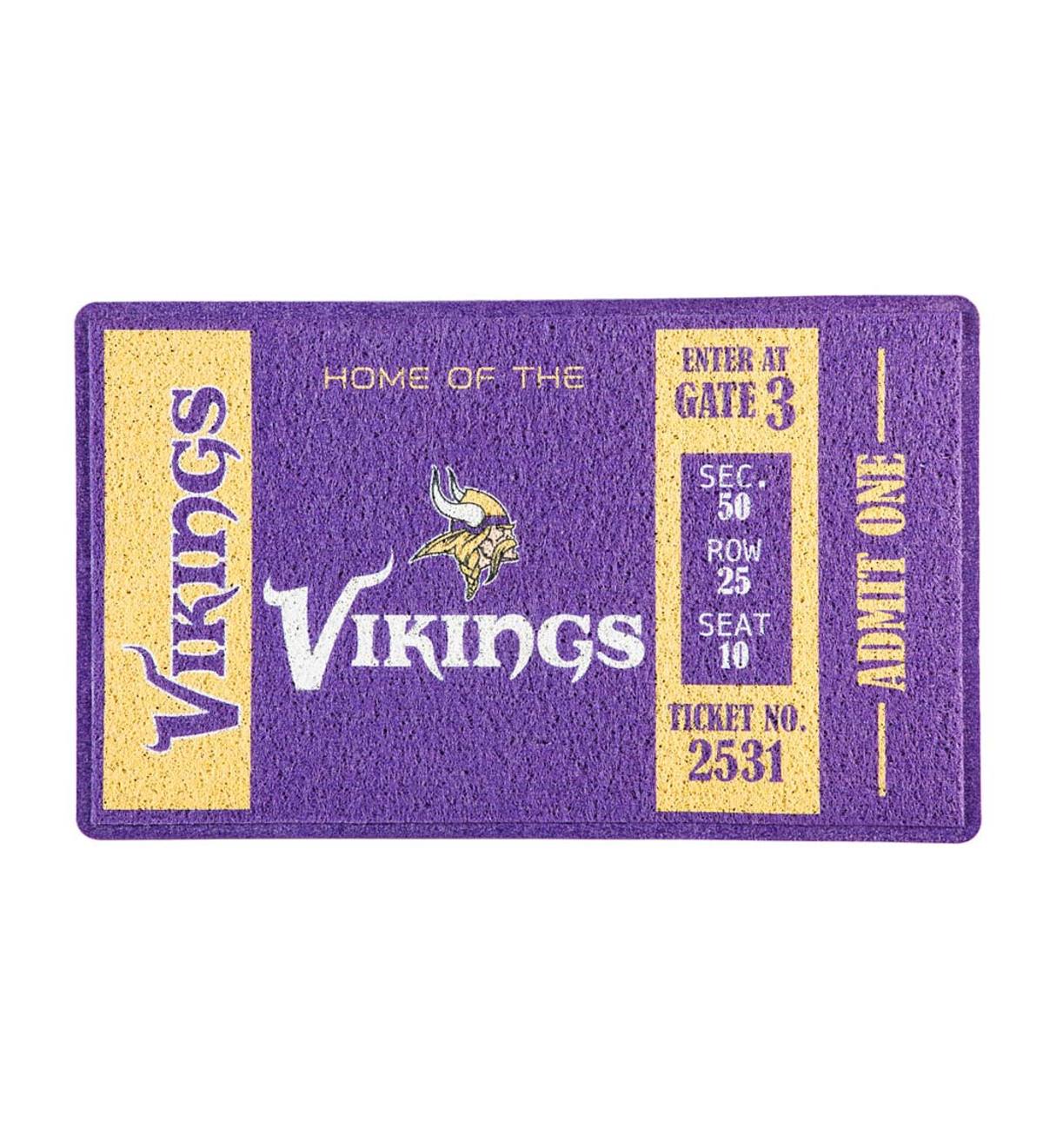 Minnesota Vikings Durable Turf Doormat
