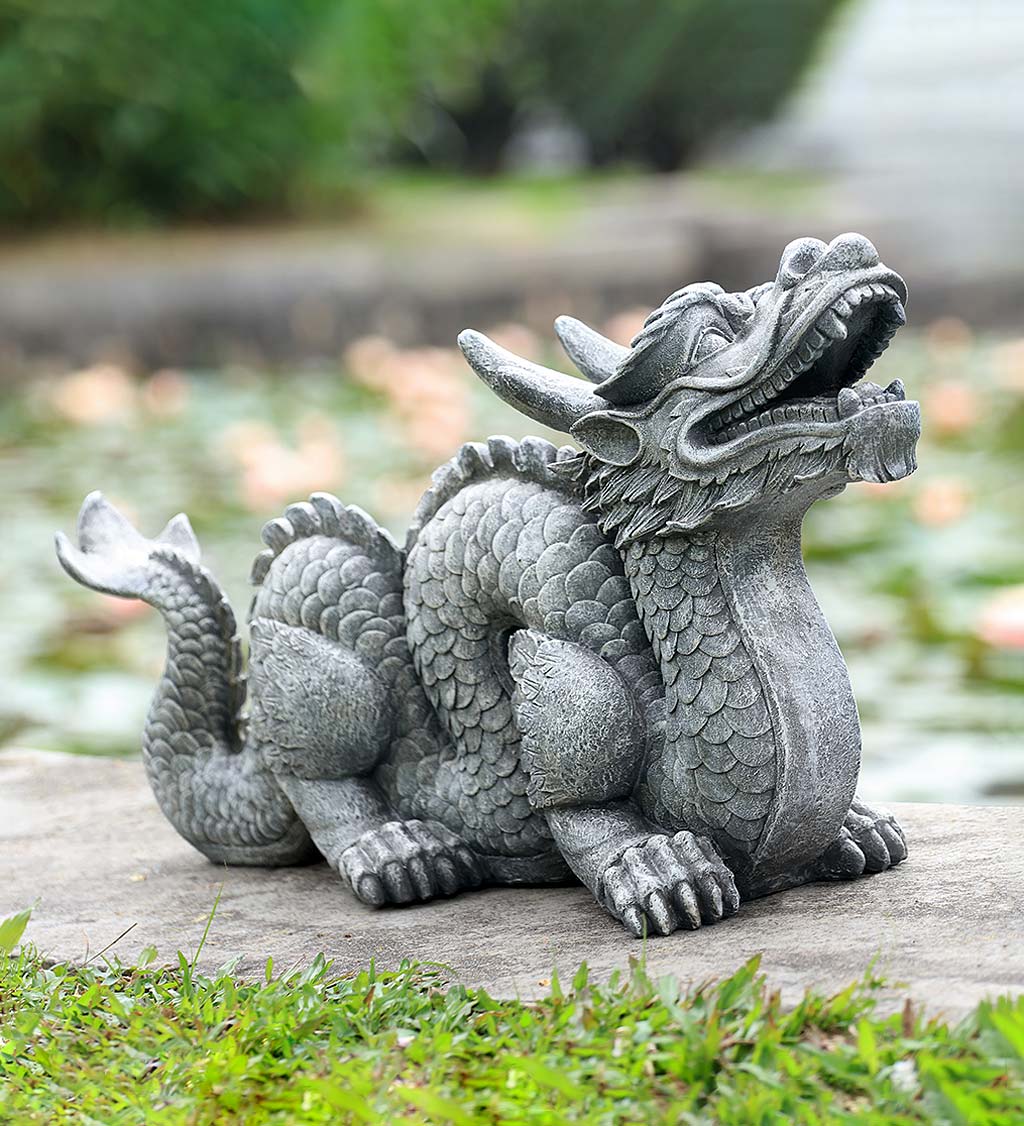 Indoor/Outdoor Asian-Style Dragon Sculpture