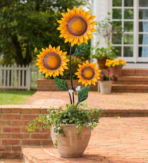 Image of Sunflower Garden Stake